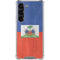 Haiti Flag Distressed Galaxy S23 Clear Case